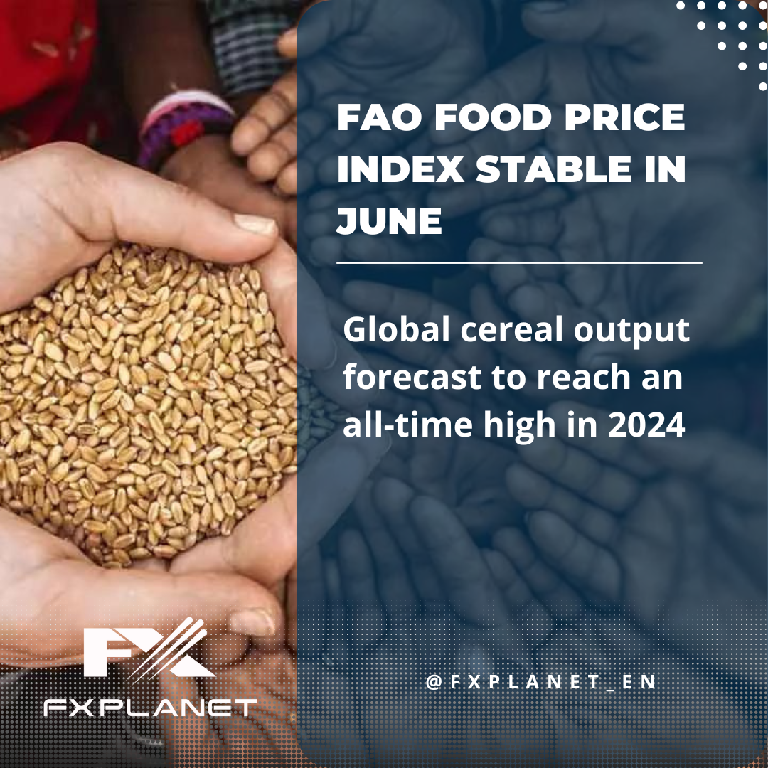 ثابت ماندن شاخص قیمت مواد غذایی فائو در ماه ژوئن