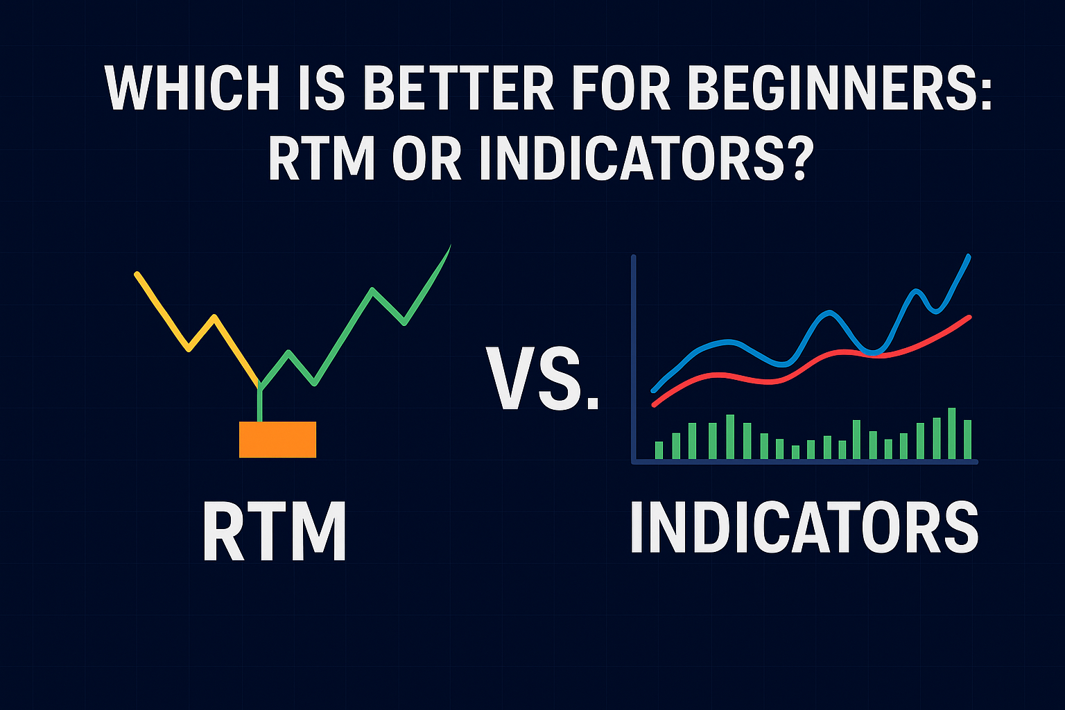 کدام برای مبتدیان بهتر است؟ RTM یا اندیکاتور؟